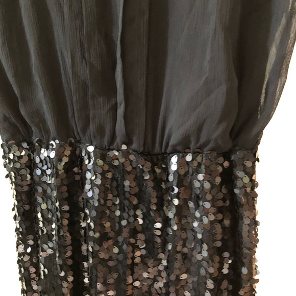 Joie & I Black Sequins Dress Sz M NWOT - Picture 6 of 6
